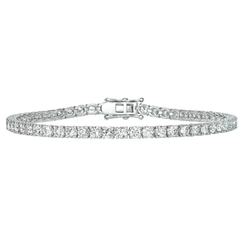 3mm Black And Silver Tennis Bracelet – Bijoux Manné London 3mm Black And Silver Tennis Bracelet – Bijoux Manné London