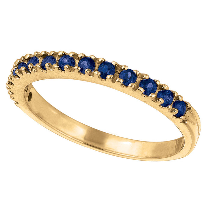 Sapphire Stackable Ring, 14K Yellow Gold 14K Yellow Gold (0.37 Ctw)