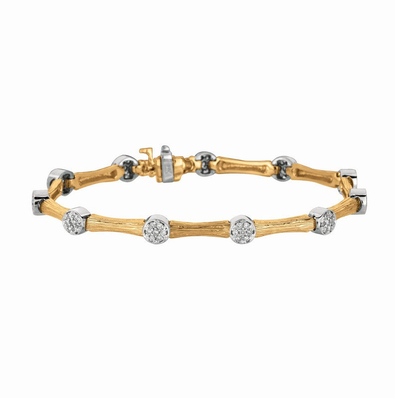 DIAMOND BRACELET 14K GOLD (0.83 CTW)