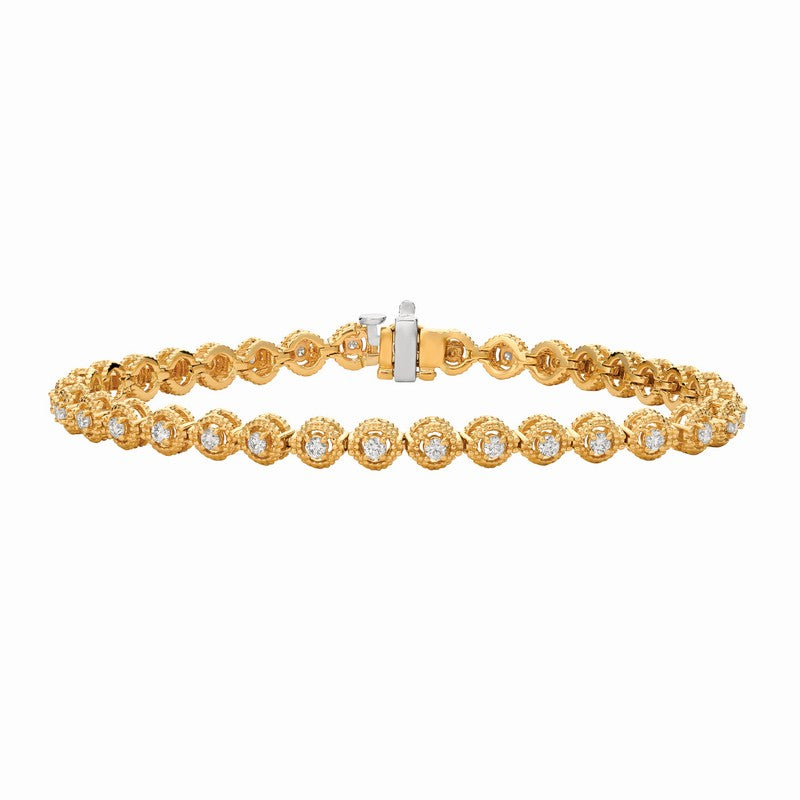 DIAMOND BRACELET 14K GOLD (1 CTW) 1