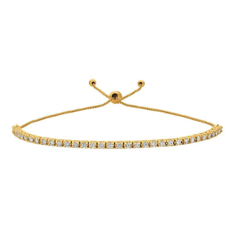 BOLO DIAMOND BRACELET E GOLD (1 CTW) 1