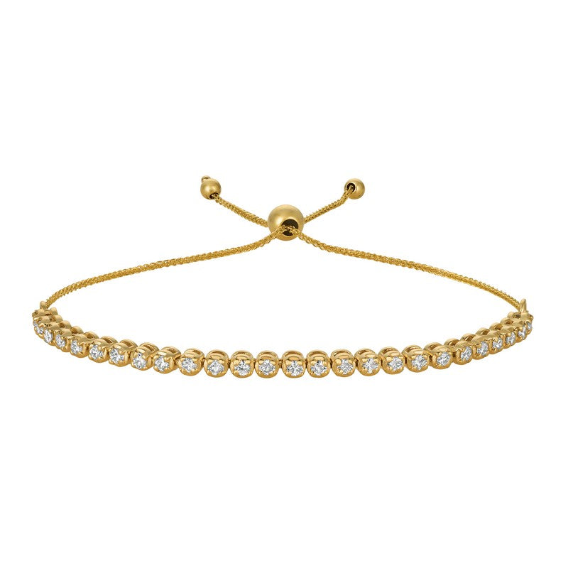 BOLO DIAMOND BRACELET 14K GOLD (0.75 CTW)