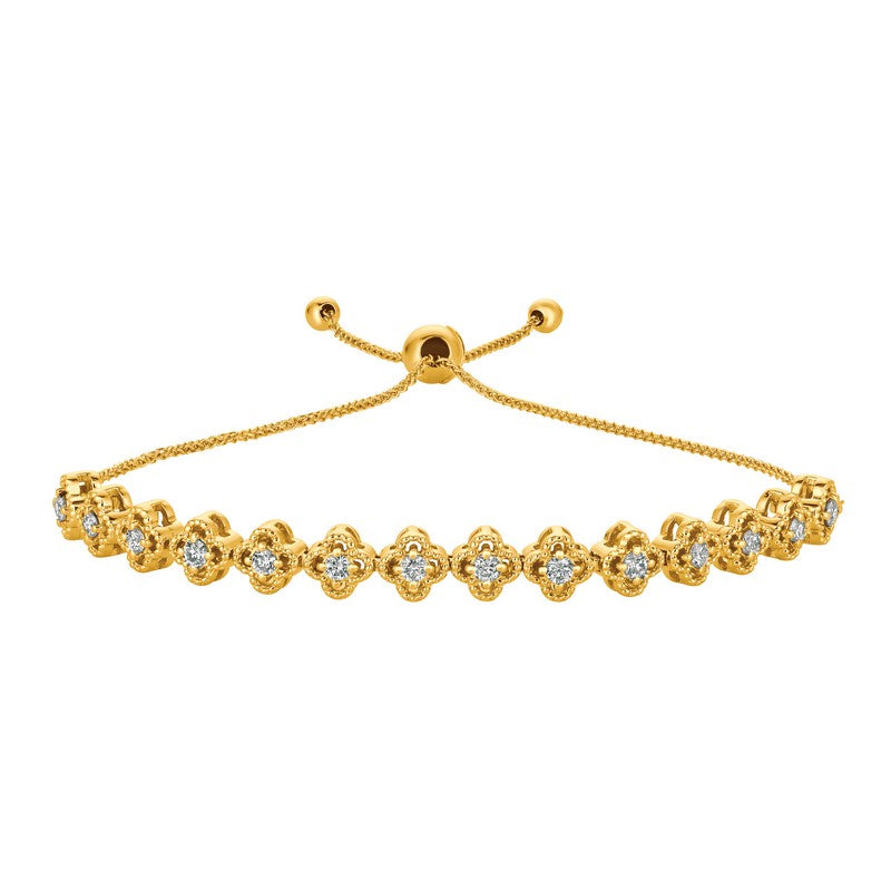 BOLO DIAMOND BRACELET 14K GOLD (0.52 CTW)