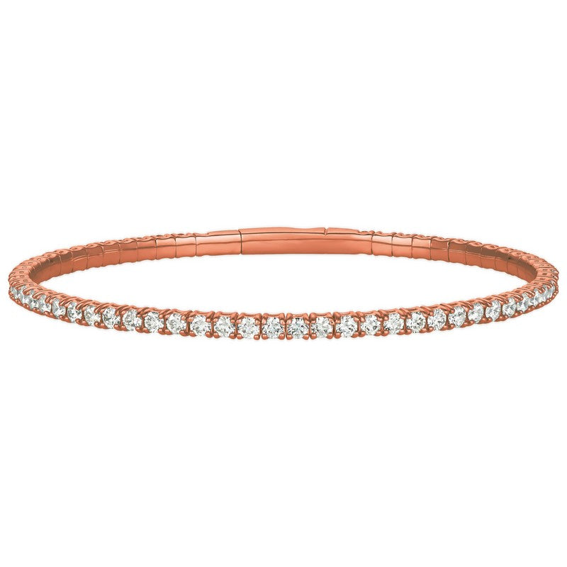 5.00CT DIAMOND FLEXIBLE BRACELET 14K GOLD