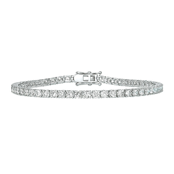 1.50 Carat Natural Diamond Tennis Bracelet G-H SI 14K White Gold 7''