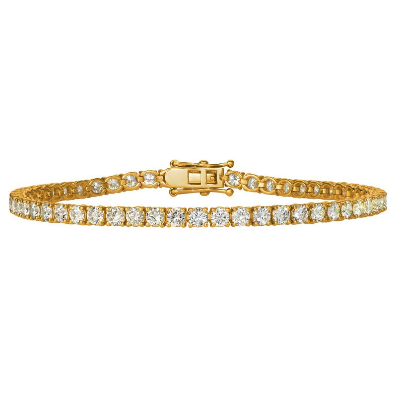 2.00 CARAT NATURAL DIAMOND TENNIS BRACELET G-H SI 14K GOLD 7” 84 STONES