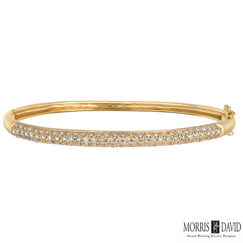 Diamond Bangle 14K Yellow  Gold (1.5 Ctw) 1