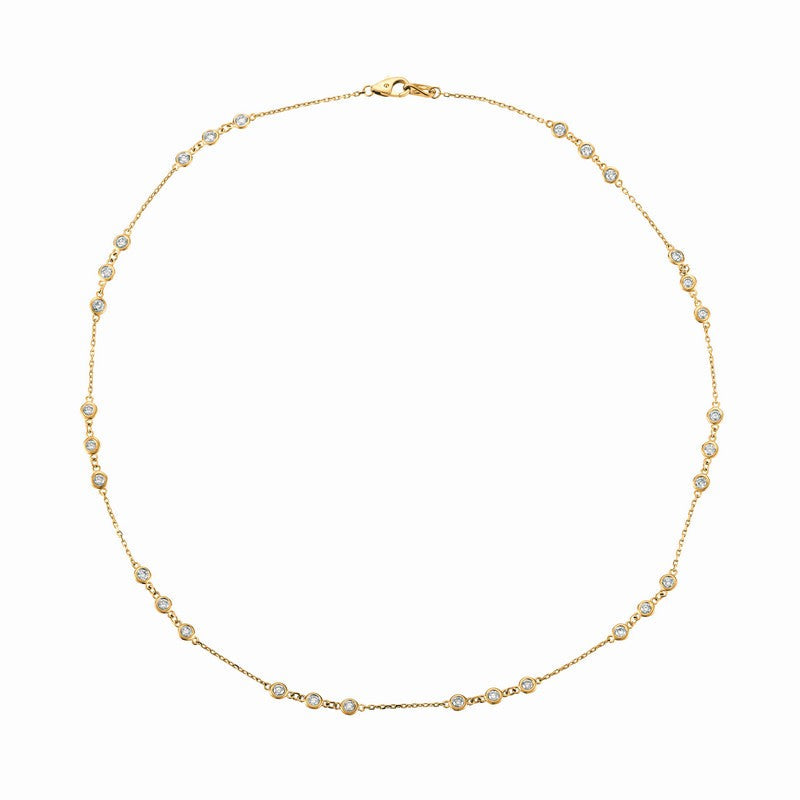 DIAMOND NECKLACE 14K GOLD (1.5 CTW) 1