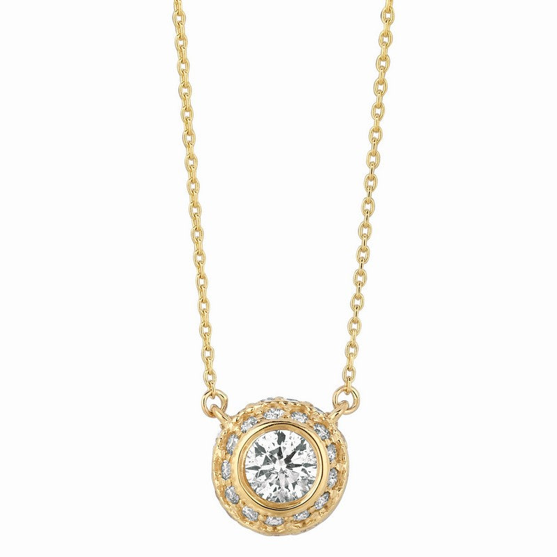 DIAMOND NECKLACE 14K GOLD (1 CTW) 1