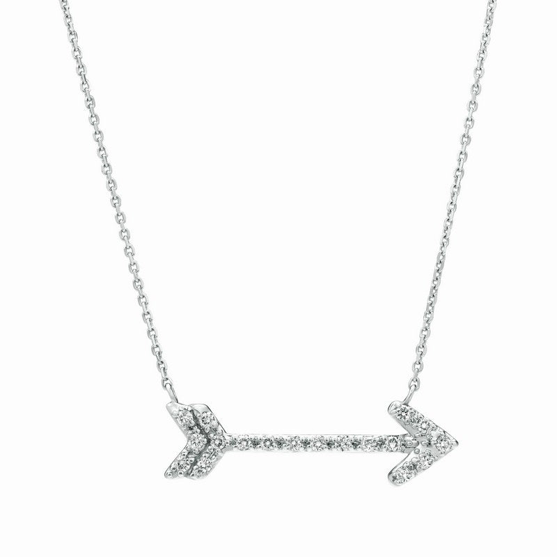 DIAMOND ARROW NECKLACE 14K GOLD (0.35 CTW)