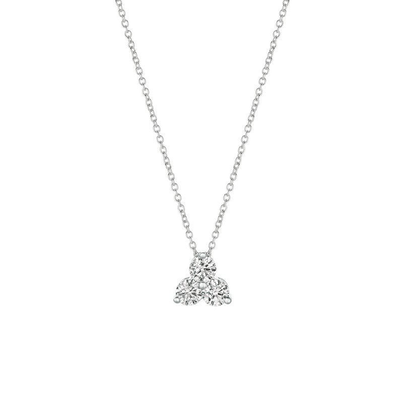 3 DIAMOND NECKLACE 14K GOLD (0.33 CTW)