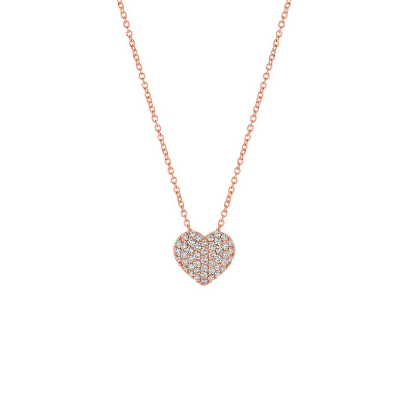 DIAMOND HEART NECKLACE 14K GOLD (0.5 CTW) 2