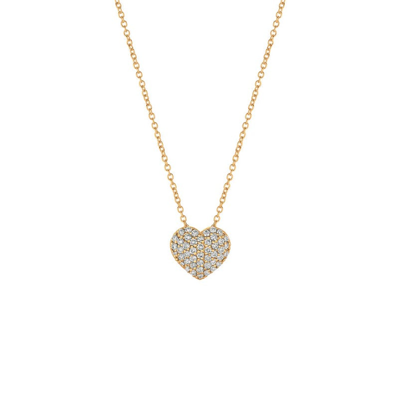 DIAMOND HEART NECKLACE 14K GOLD (0.5 CTW) 2