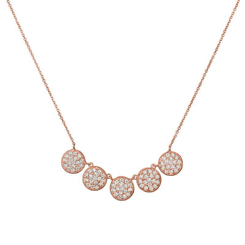 DIAMOND ROUND NECKLACE 14K GOLD (1.75 CTW)