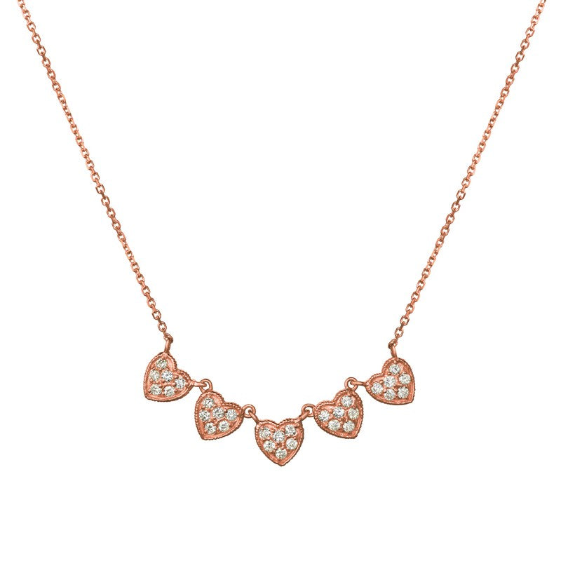 DIAMOND HEART NECKLACE 14K GOLD (0.5 CTW) 3