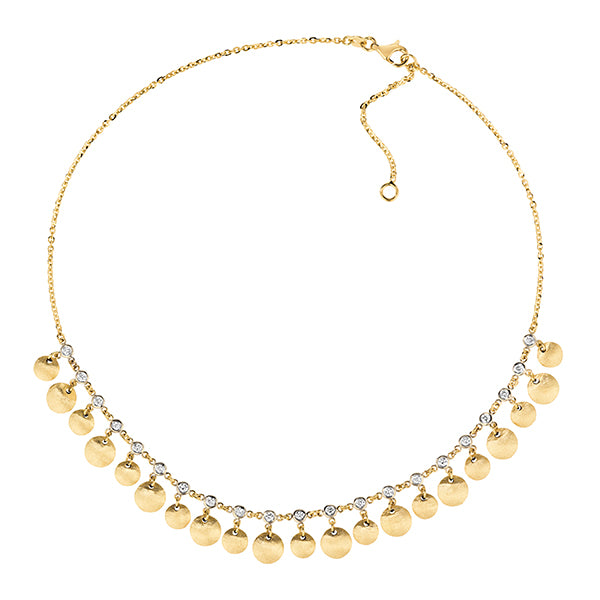 1.03 Carat Diamond Fashion Necklace 14K Yellow Gold 18''