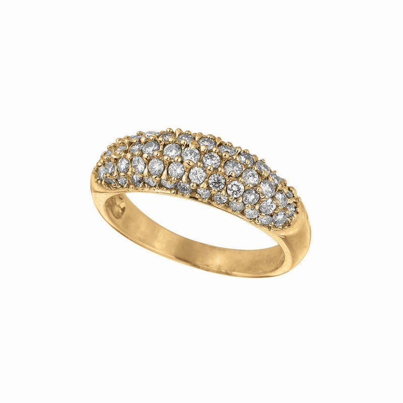 FANCY ROSE GOLD DIAMOND RING 14K GOLD (1.03 CTW)