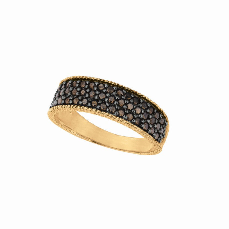 CHAMPAGNE DIAMOND RING 14K GOLD (0.65 CTW)