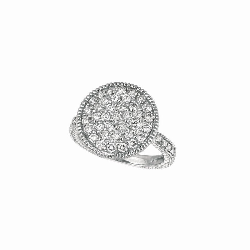 DIAMOND ROUND RING 14K GOLD (1.51 CTW)