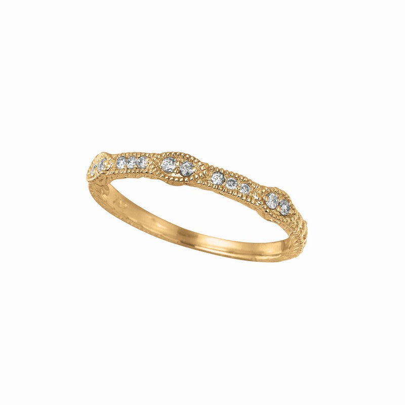 DIAMOND RING 14K GOLD (0.11 CTW) 2