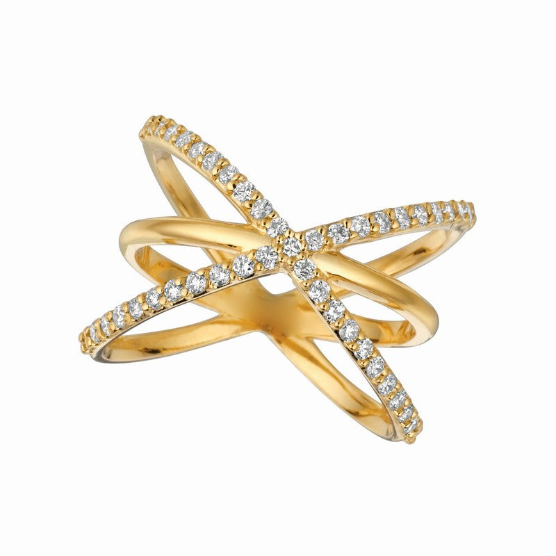 ‘FIREWORK’ DIAMOND RING 14K GOLD (0.5 CTW)
