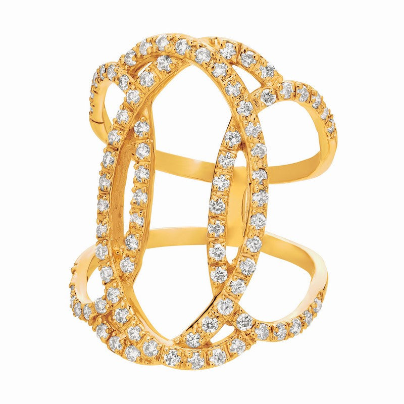 ‘SHOWSTOPPER’ DIAMOND RING 14K GOLD (0.82 CTW)