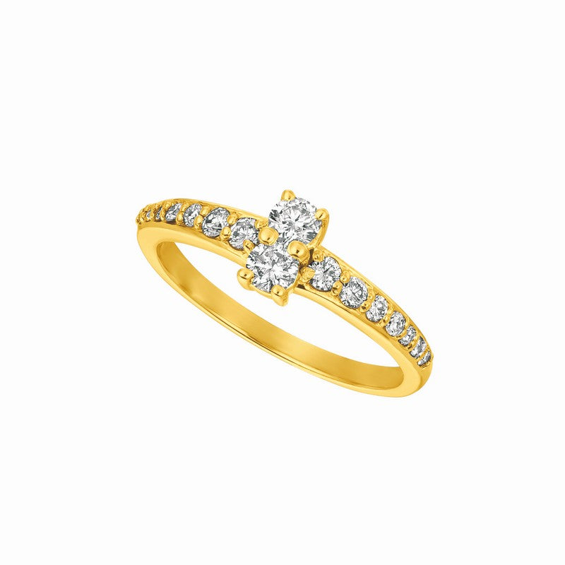 DIAMOND RING 14K GOLD (0.51 CTW) 4