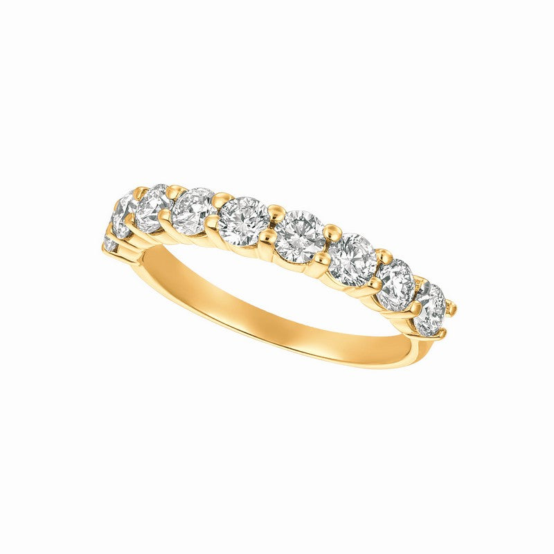 DIAMOND 9 STONE RING 14K GOLD (1.01 CTW)