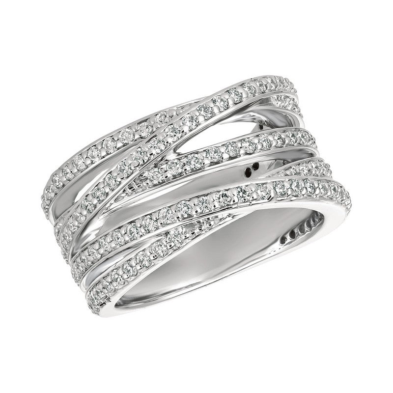 MULTI-STRAND' DIAMOND RING 14K GOLD (1.25 CTW)