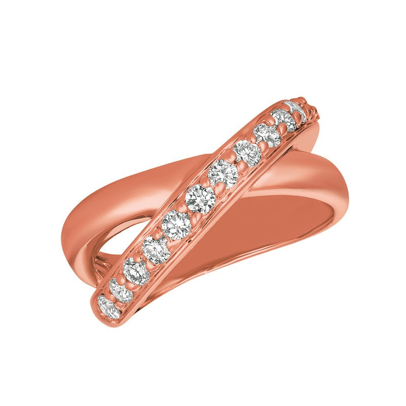 CROSSOVER LUXE DIAMOND RING 14K GOLD (0.5 CTW)