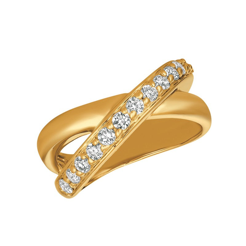 CROSSOVER LUXE DIAMOND RING 14K GOLD (0.5 CTW)