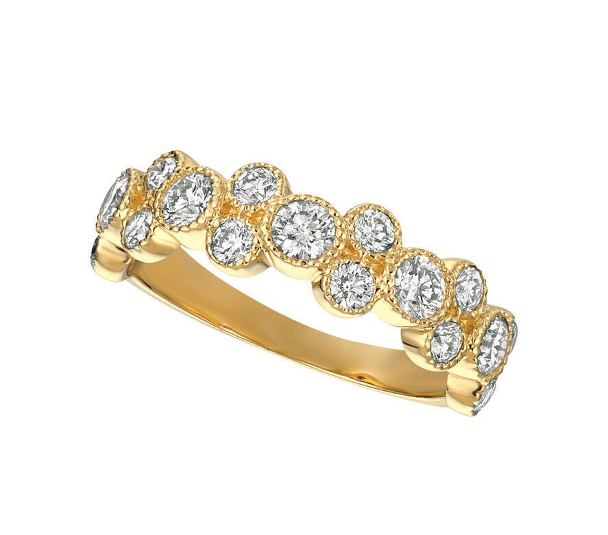 1.25 Carat Natural Diamond Ring G SI 14K Yellow Gold